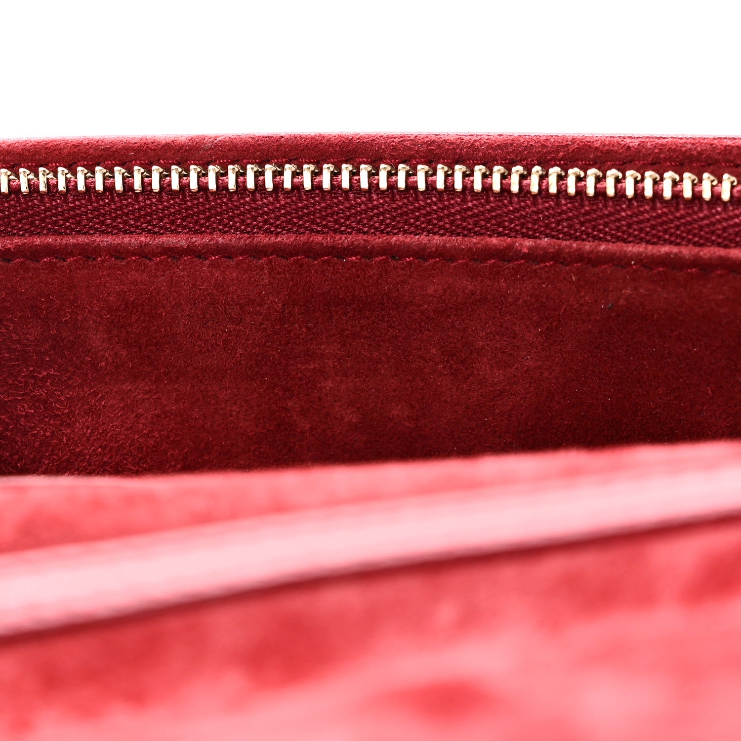 Christian Dior Lambskin Cannage Dioraddict Wallet On Chain Clutch Fuchsia 7 of 10