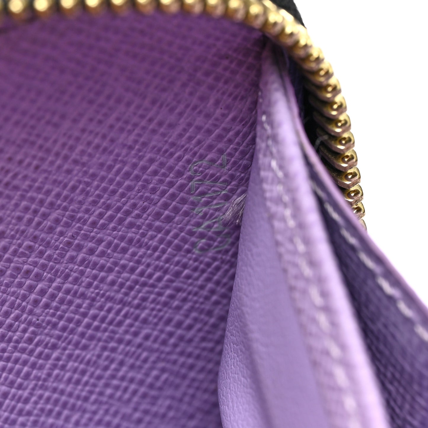 Monogram Multicolor Zippy Wallet Black Violet