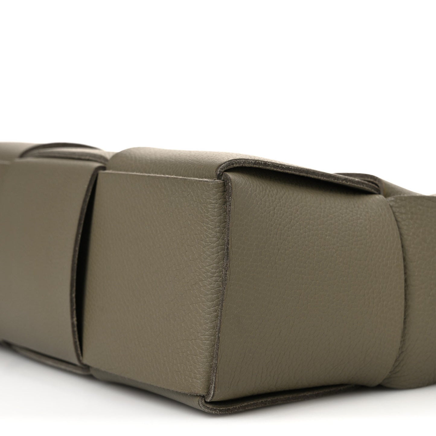 Nappa Maxi Intreccio Mini Arco Tote Taupe Grey