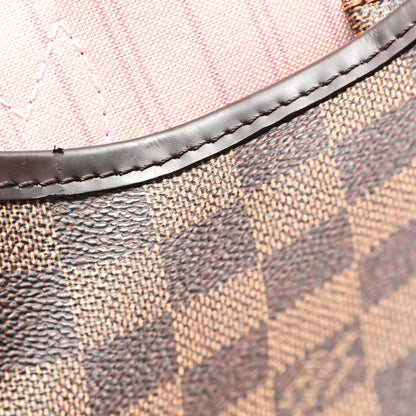 Louis Vuitton Damier Ebene Neo Neverfull MM Rose Ballerine 13 of 13