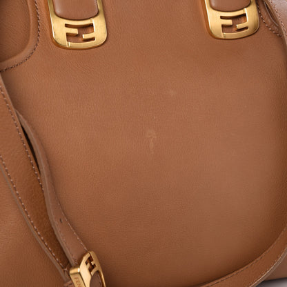 Fendi Vitello Dolce Marmol Large Chameleon Tote Camel 10 of 10