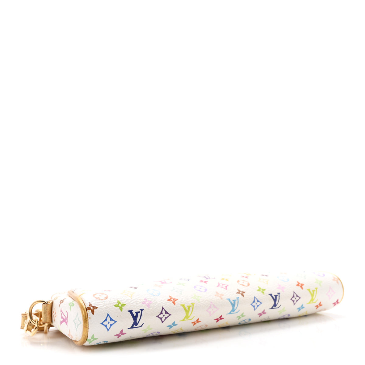 Monogram Multicolor Kate Clutch White