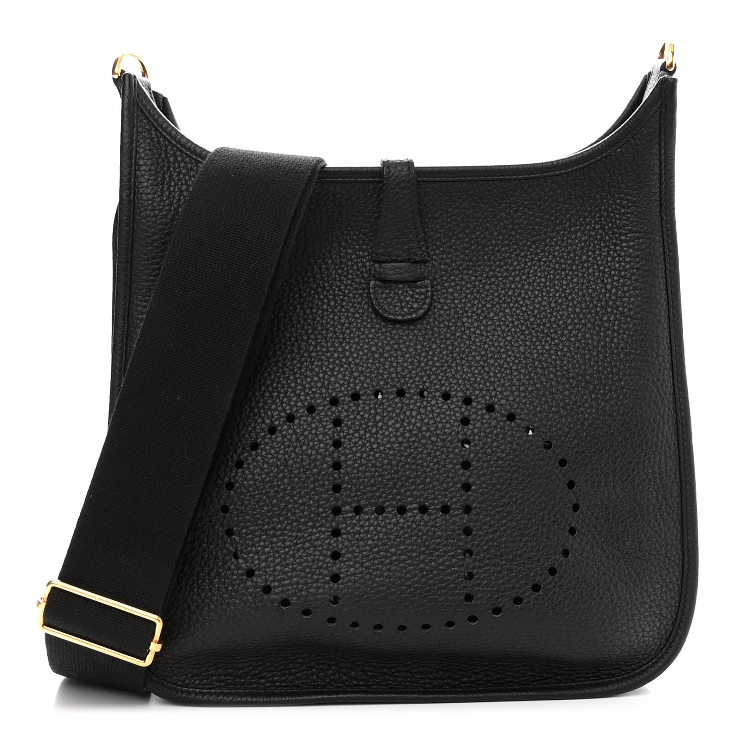 Hermes Taurillon Clemence Evelyne III PM Black 1 of 10