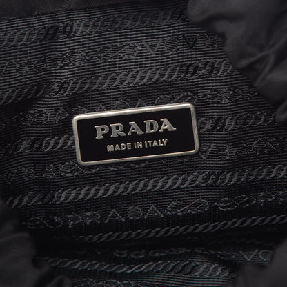 Prada Tessuto Nylon Double Buckle Backpack Black 6 of 9