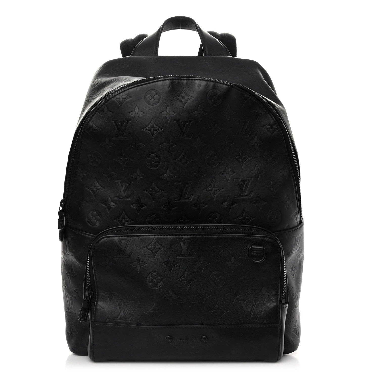 Louis Vuitton Calfskin Monogram Racer Backpack Black 1 of 13
