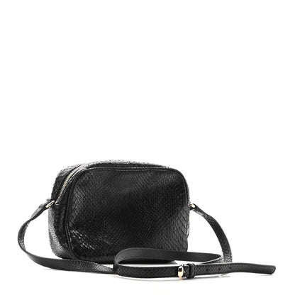 Gucci Snakeskin Small Soho Disco Bag Black 2 of 8