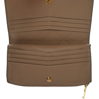 Burberry Calfskin Alvington Continental Wallet Honey 5 of 10