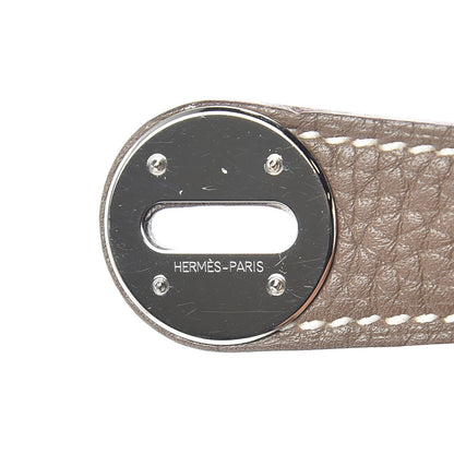 Hermes Taurillon Clemence Lindy 34 Etoupe 8 of 14