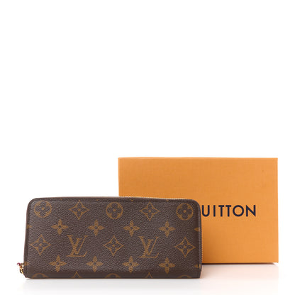 Louis Vuitton Monogram Clemence Wallet Fuchsia 9 of 9