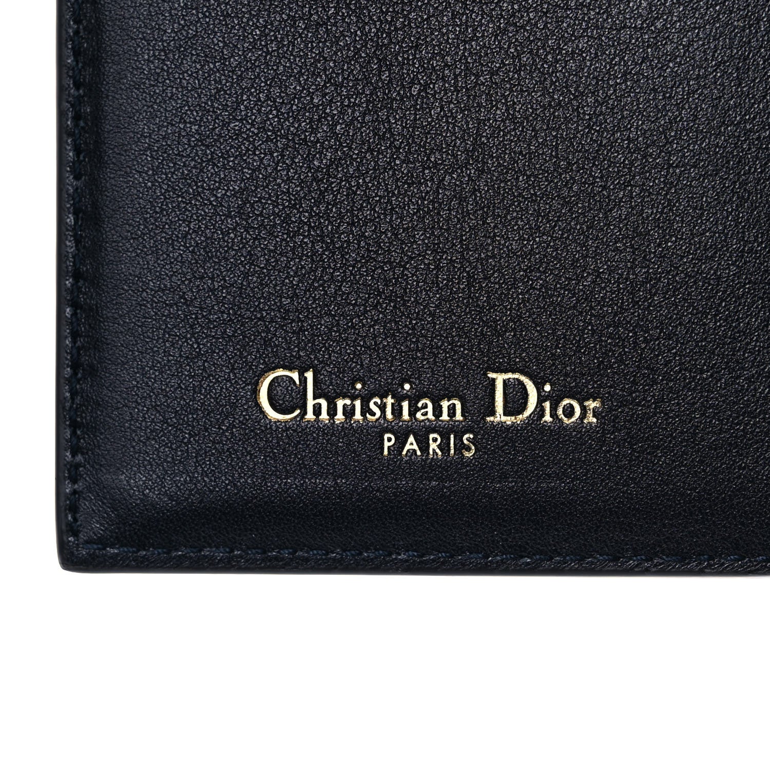 Christian Dior Calfskin Oblique Passport Holder Blue 6 of 9