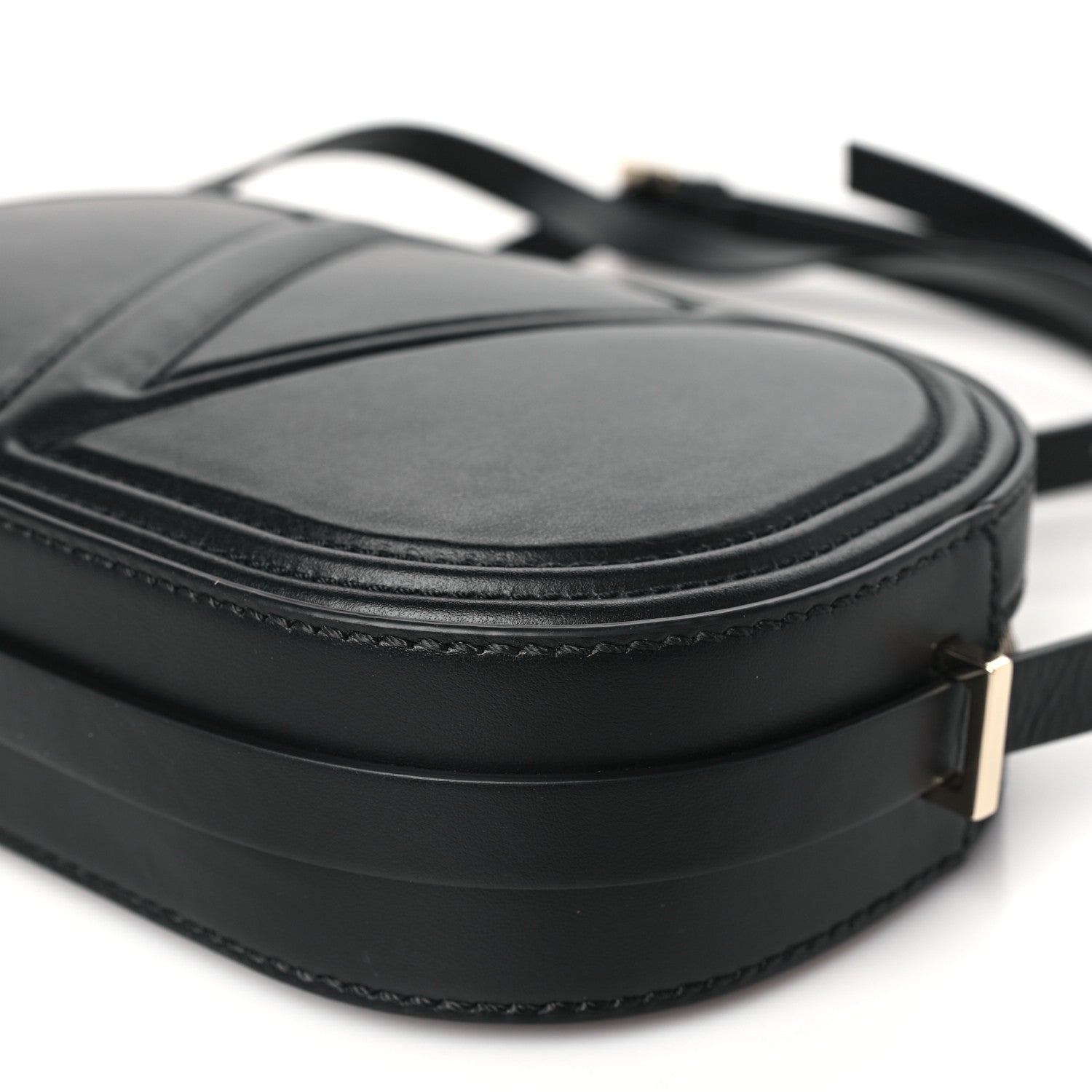 Valentino Garavani Calfskin VLogo Walk Crossbody Black 9 of 9