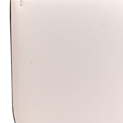 Valentino Garavani Smooth Calfskin Small VLock Shoulder Bag Bianco Ottico Rouge Pur 11 of 12