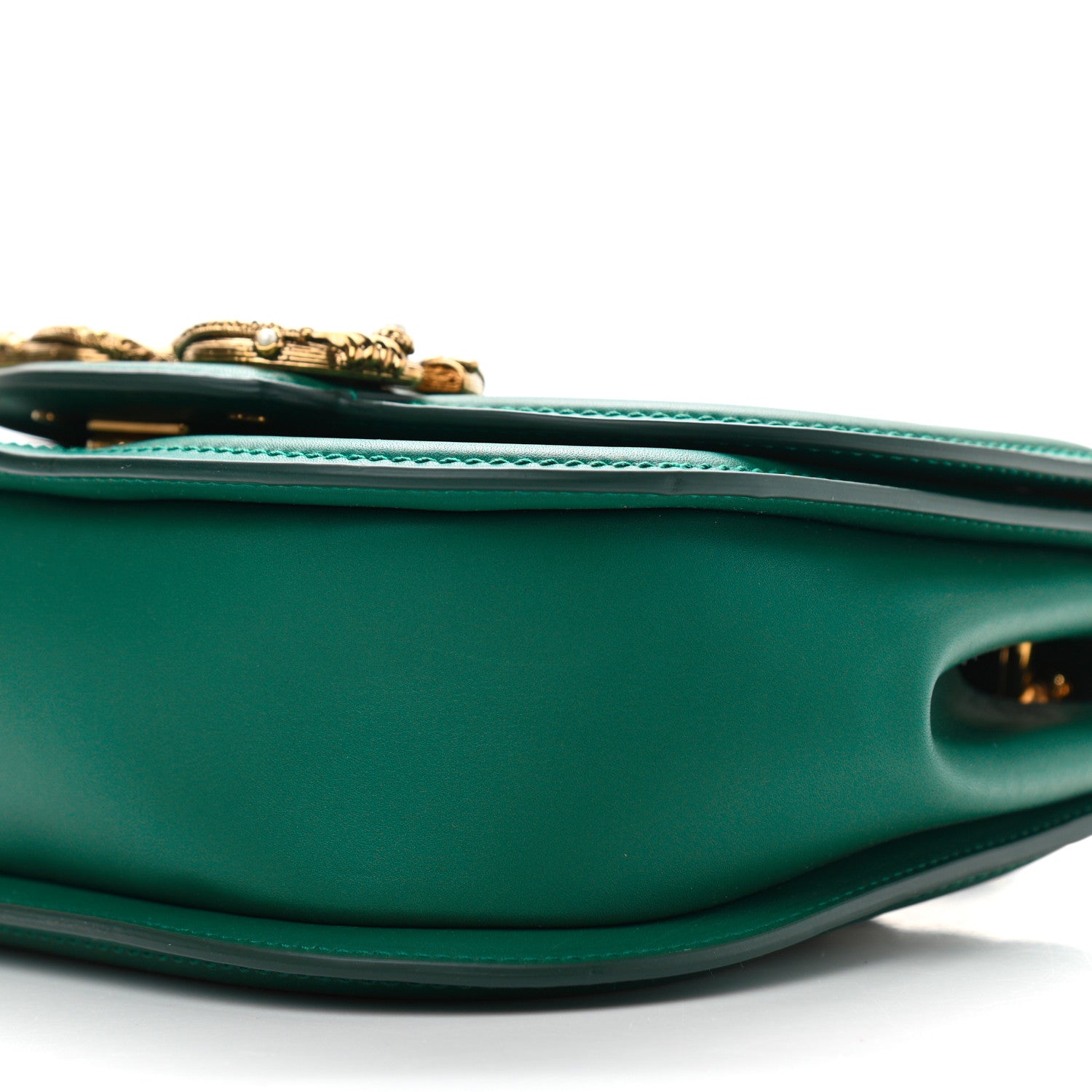 Dolce & Gabbana Smooth Calfskin Small DG Amore Shoulder Bag Dark Emerald 9 of 9