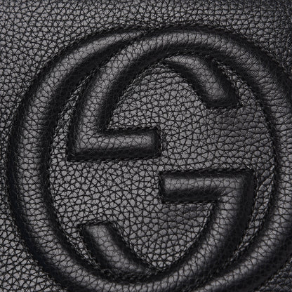 Gucci Pebbled Calfskin Small Soho Disco Bag Black 7 of 9