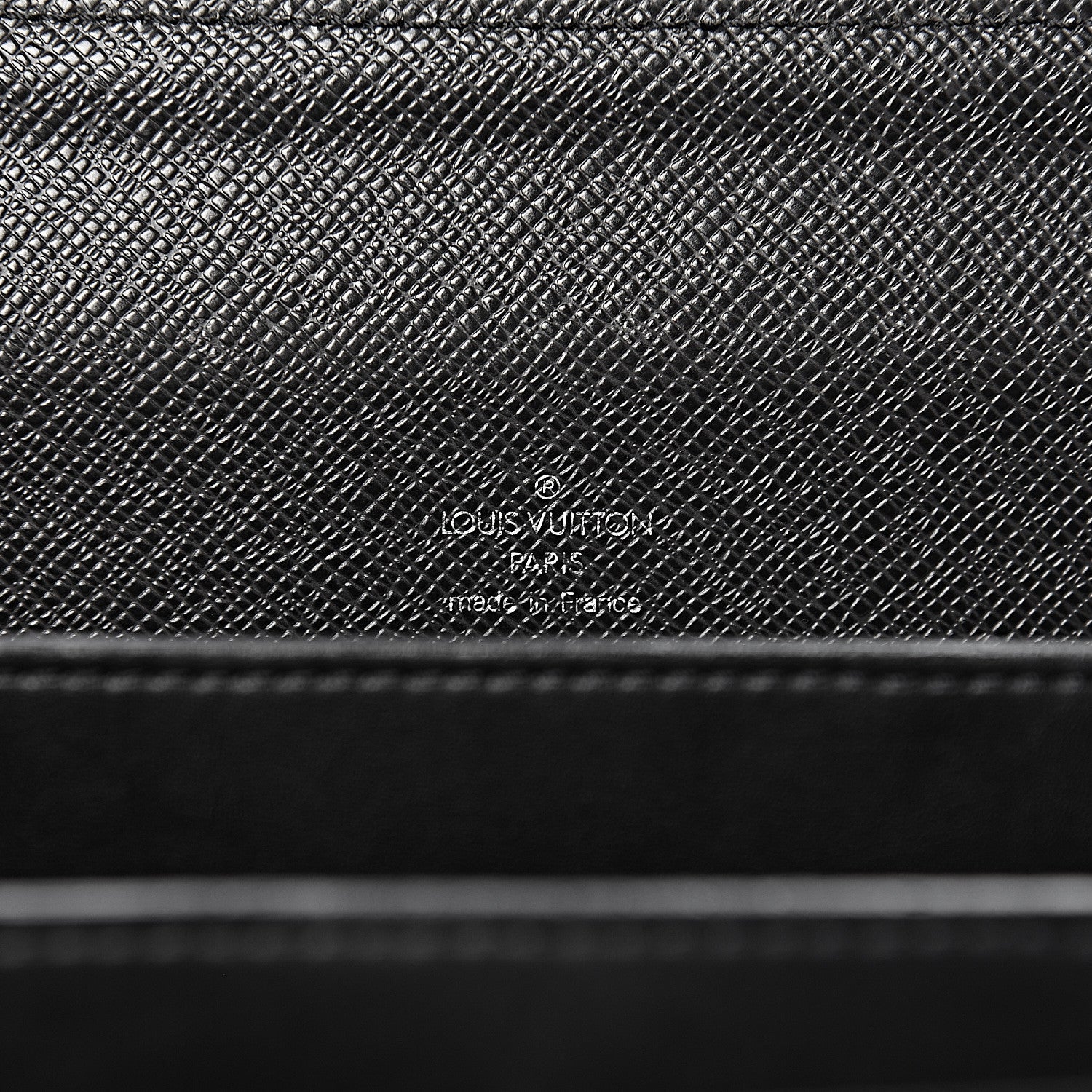 Louis Vuitton Taiga Pilot Case Oural Briefcase Black 7 of 11