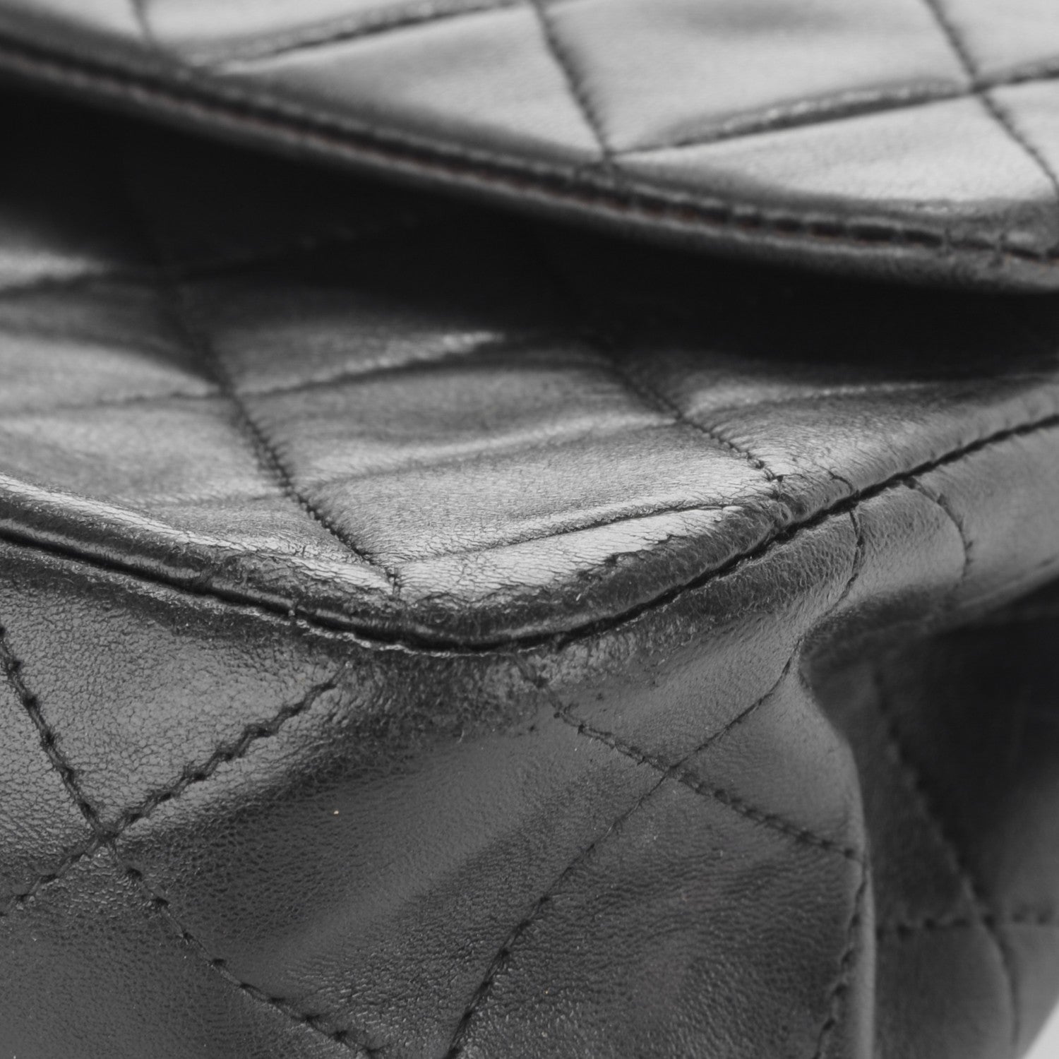 Chanel Lambskin Quilted Small Double Flap Black 10 of 13