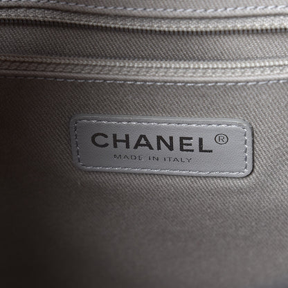 Chanel Glazed Calfskin Small Deauville Tote Black 8 of 8