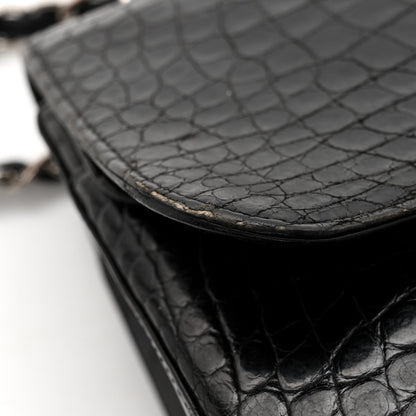Chanel Alligator Jumbo Double Flap Black 11 of 12