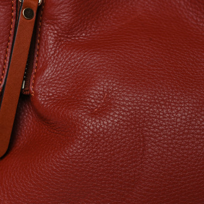 Burberry Grainy Calfskin House Check Small Maidstone Burnt Sienna 7 of 8