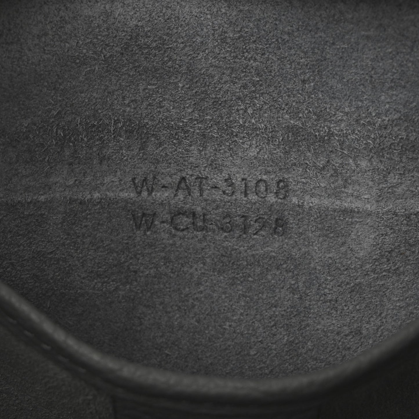 Drummed Calfskin Nano Luggage Kohl