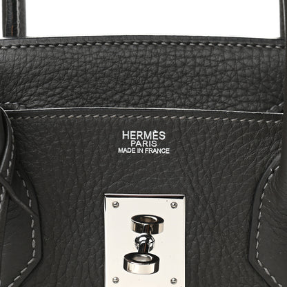 Hermes Taurillon Clemence Birkin 30 Graphite 6 of 9