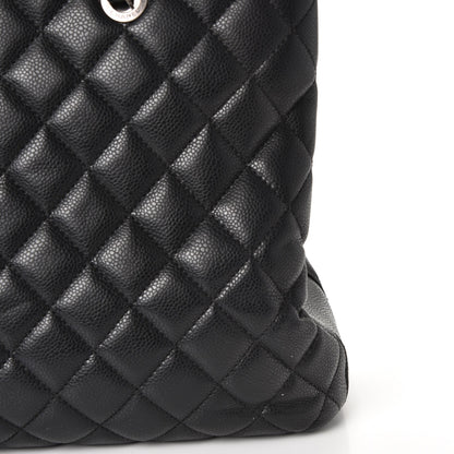 Chanel Caviar Quilted City Shopping Tote Black 8 of 10