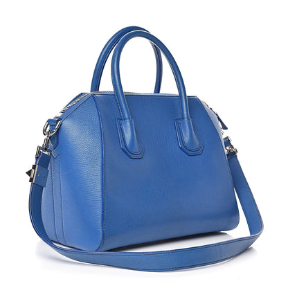 Givenchy Sugar Goatskin Small Antigona Indigo Blue 3 of 18