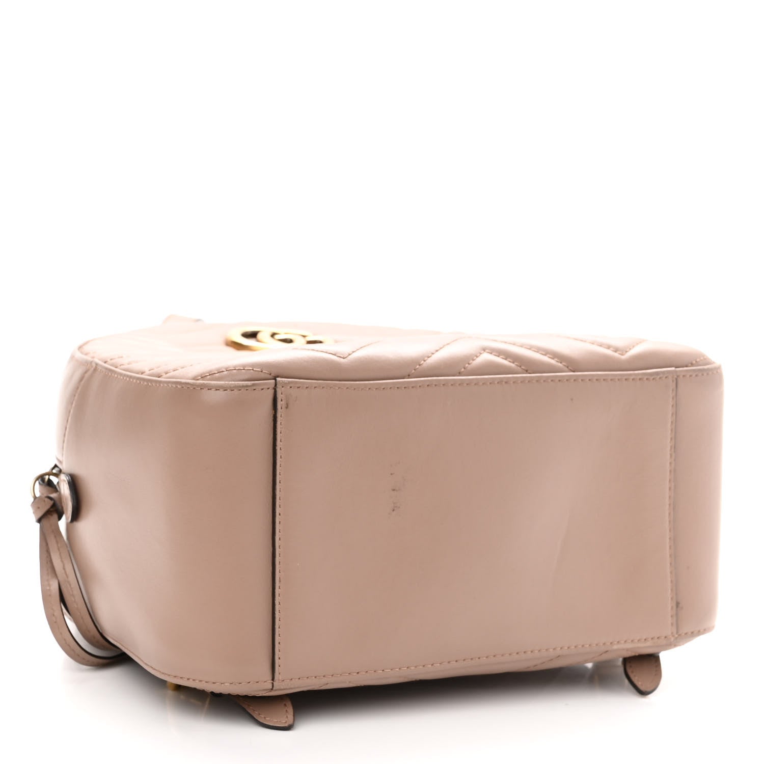 Gucci Calfskin Matelasse GG Marmont Dome Backpack Porcelain Rose 4 of 13