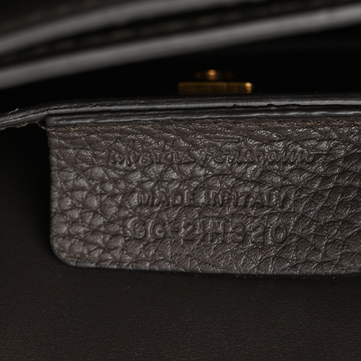 Salvatore Ferragamo Calfskin Medium Margot Top Handle Satchel Flannel 7 of 12