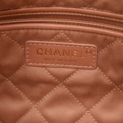 Chanel Metallic Calfskin Quilted Chanel 22 Copper 8 of 11