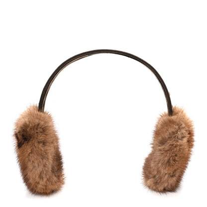 Louis Vuitton Mink Monogram Earmuffs Brown 3 of 5