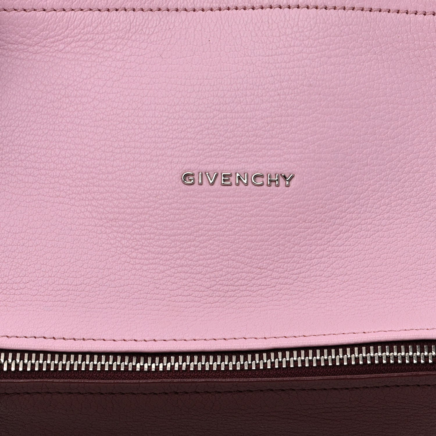 Givenchy Sugar Goatskin Small Pandora Burgundy Pink White 8 of 14