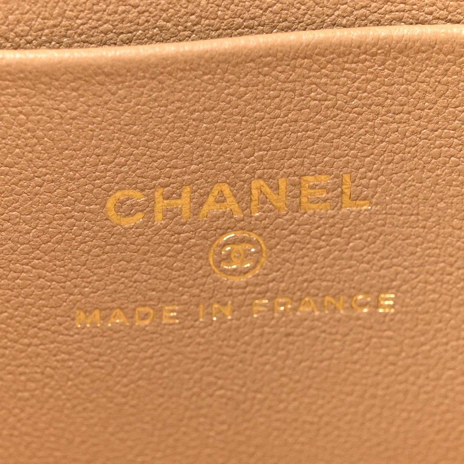 Chanel Lambskin Quilted Small Top Handle Vanity Case With Chain Beige 6 of 14