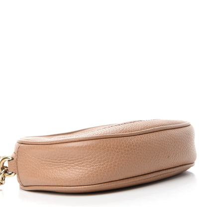 Gucci Pebbled Calfskin Mini Soho Chain Bag Camelia 4 of 11