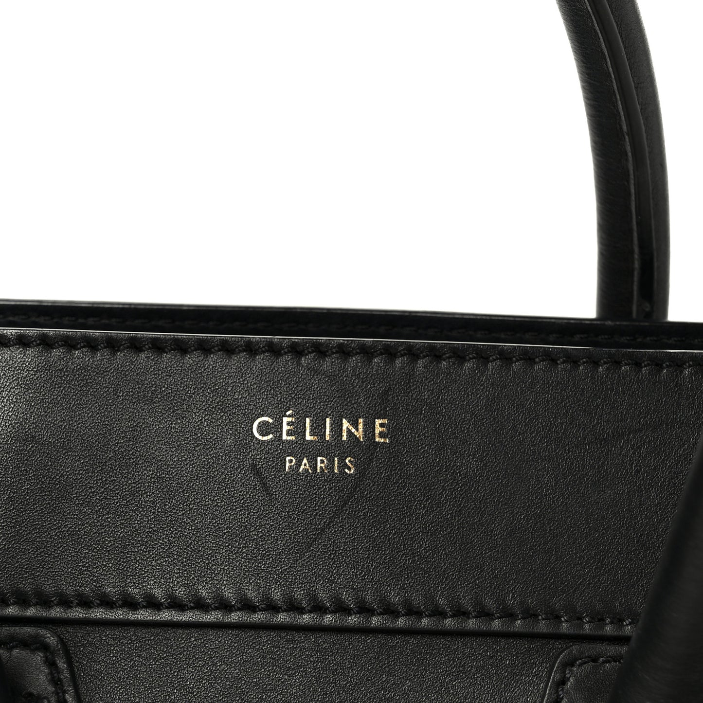 Smooth Calfskin Mini Luggage Black