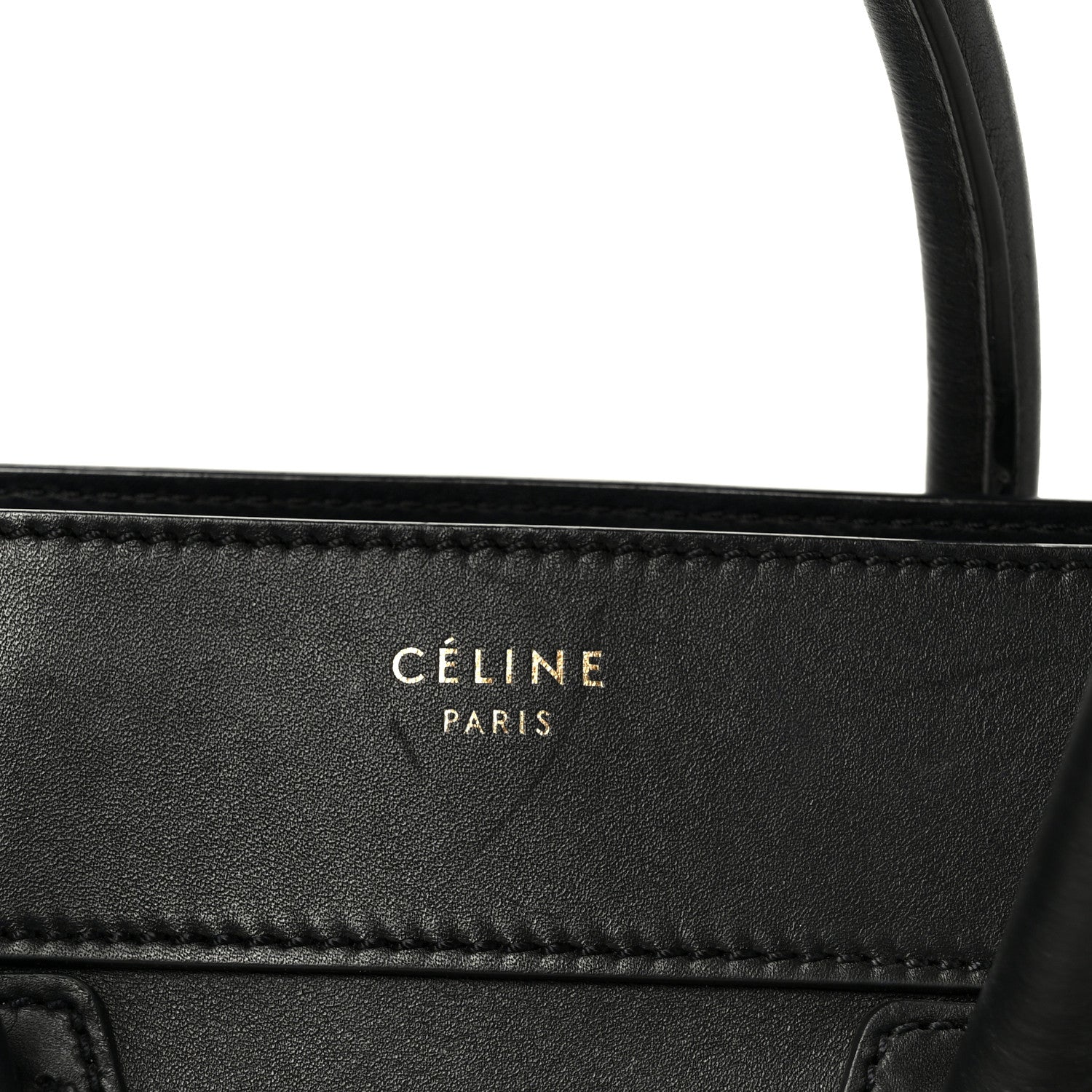 Celine Smooth Calfskin Mini Luggage Black 8 of 11