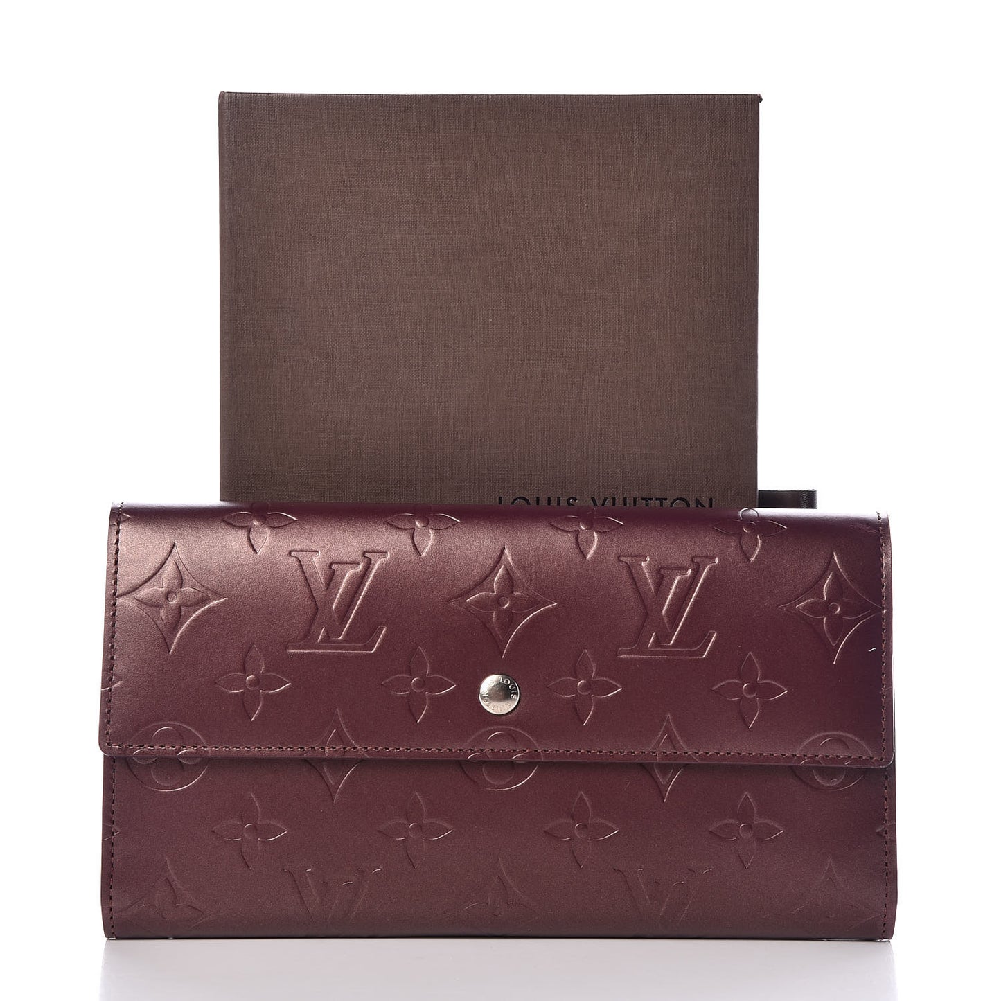Mat Monogram Sarah Wallet Violet