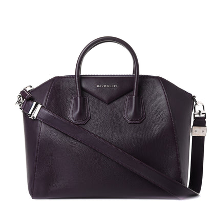 Givenchy Sugar Goatskin Medium Antigona Aubergine 1 of 10
