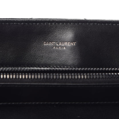 Saint Laurent Calfskin Y Quilted Monogram Medium Loulou Chain Satchel Black 6 of 10