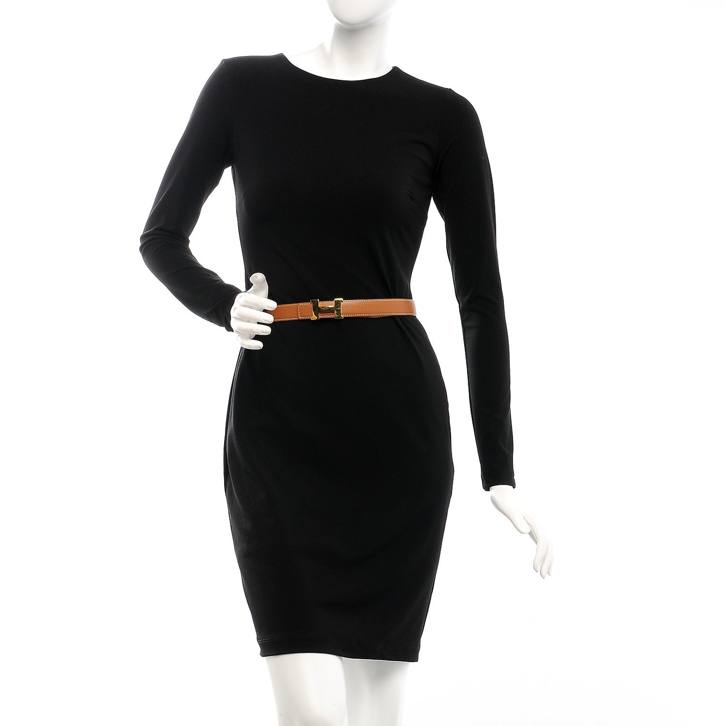 Box Togo Constance 24mm H Belt 65 Noir Gold
