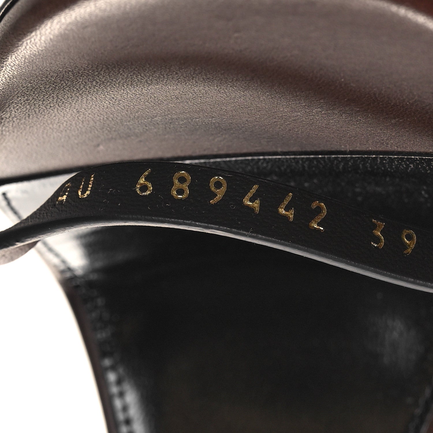 Saint Laurent Calfskin Cassandra 100 Sandals 39 Moro 7 of 10
