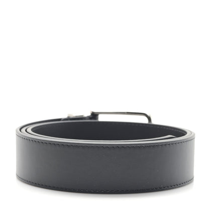Louis Vuitton Calfskin Pont Neuf Belt 95 38 Black 2 of 6