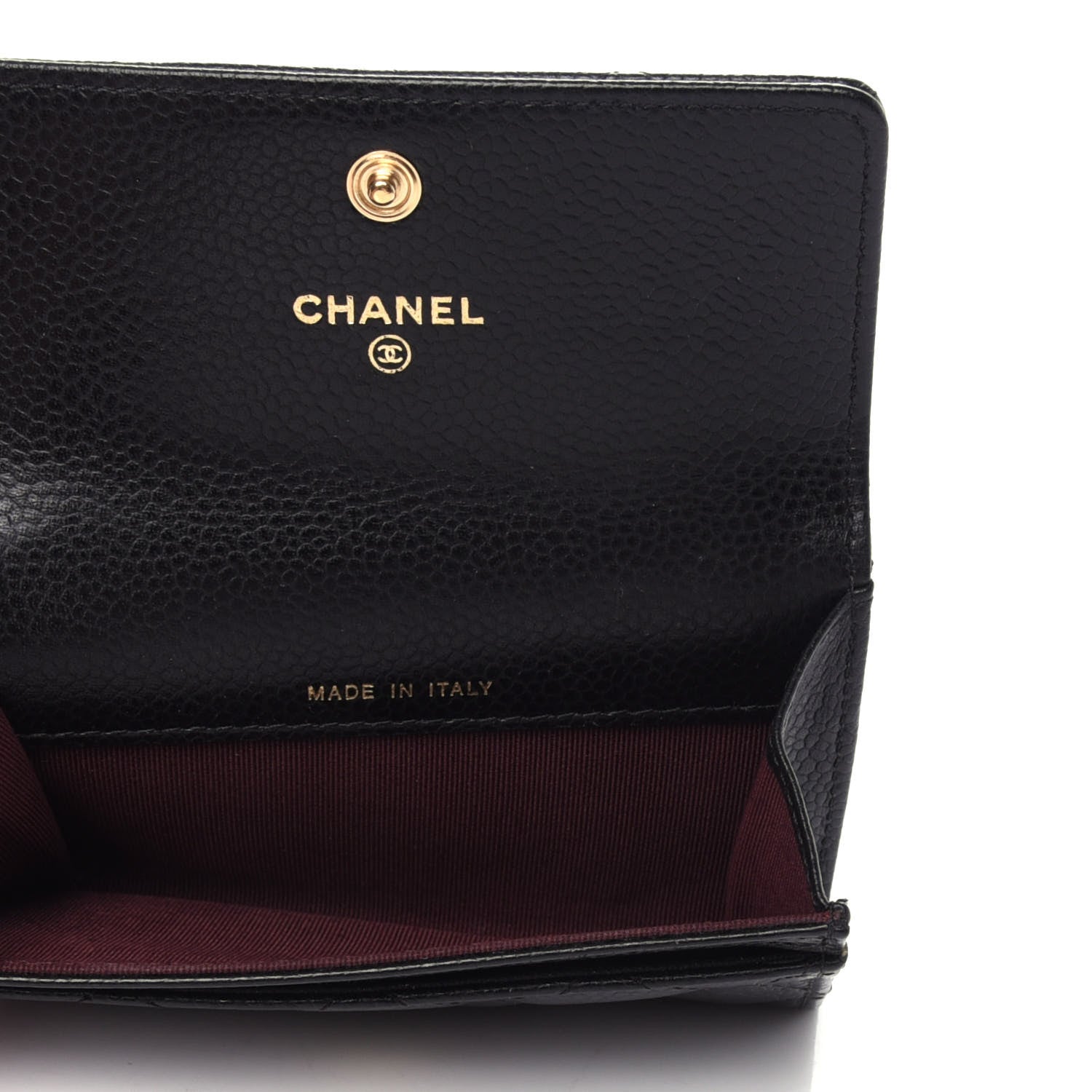 Chanel Caviar Quilted Flap Card Holder Black 5 of 10