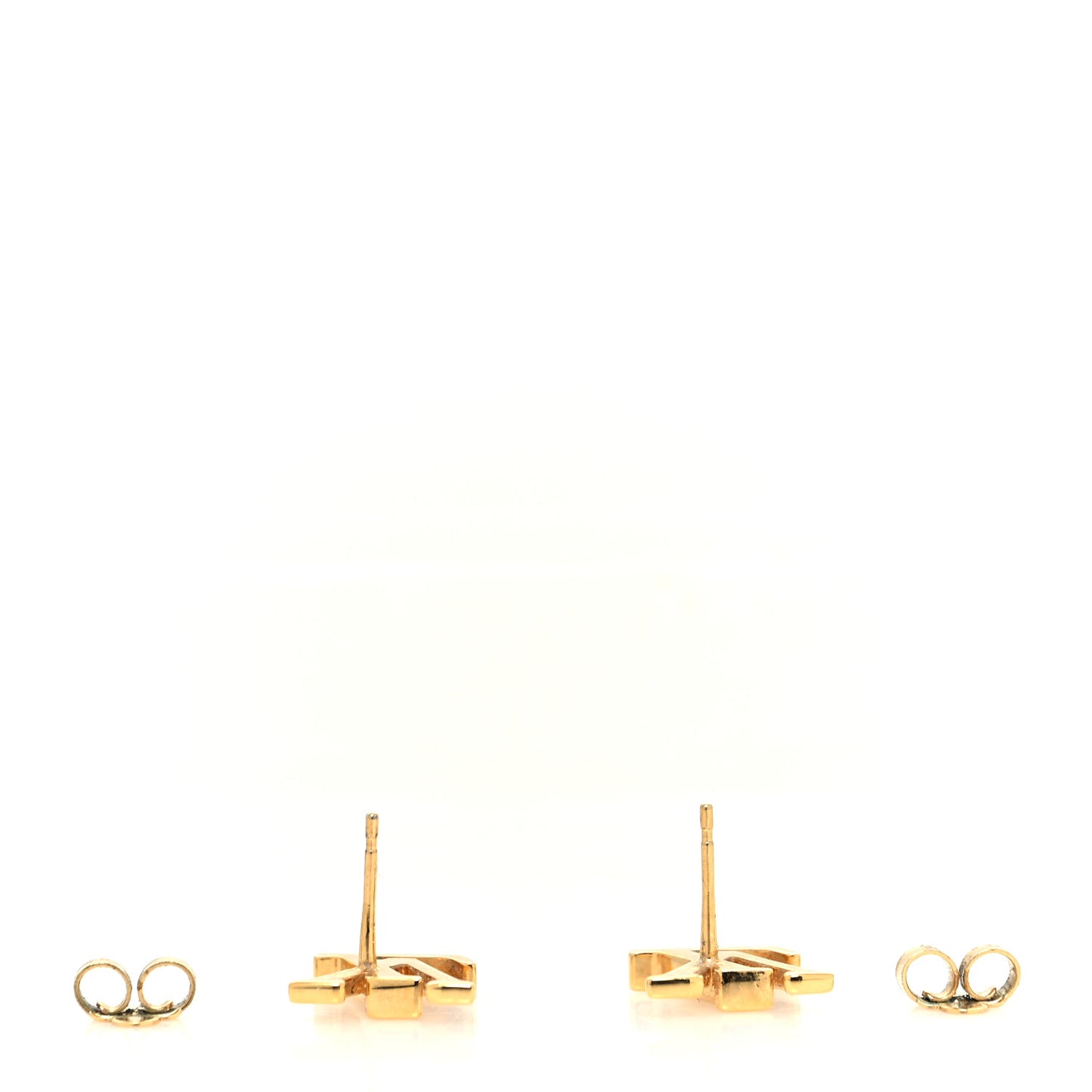 Metal LV Iconic Earrings Gold
