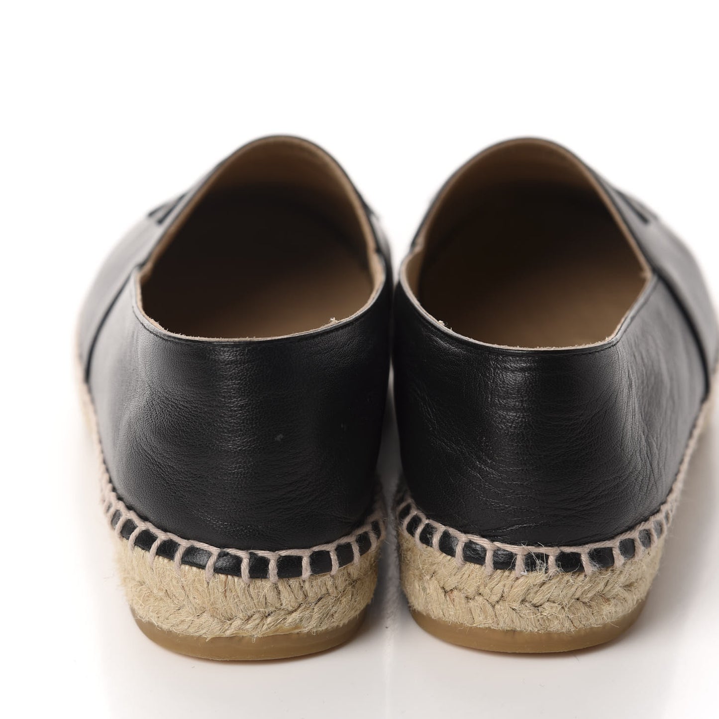 Lambskin CC Espadrilles 38 Black