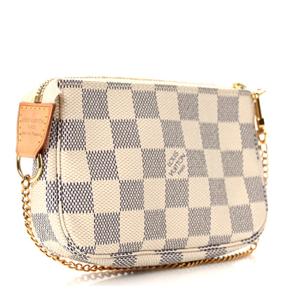 Louis Vuitton Damier Azur Mini Pochette Accessories 3 of 8
