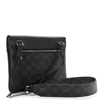 Louis Vuitton Taigarama Messengerama Black 3 of 8