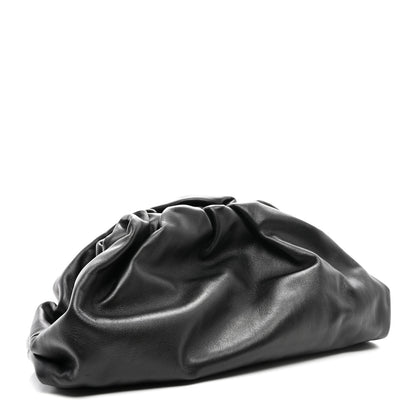 Bottega Veneta Smooth Butter Calf The Pouch Oversized Clutch Black 3 of 7