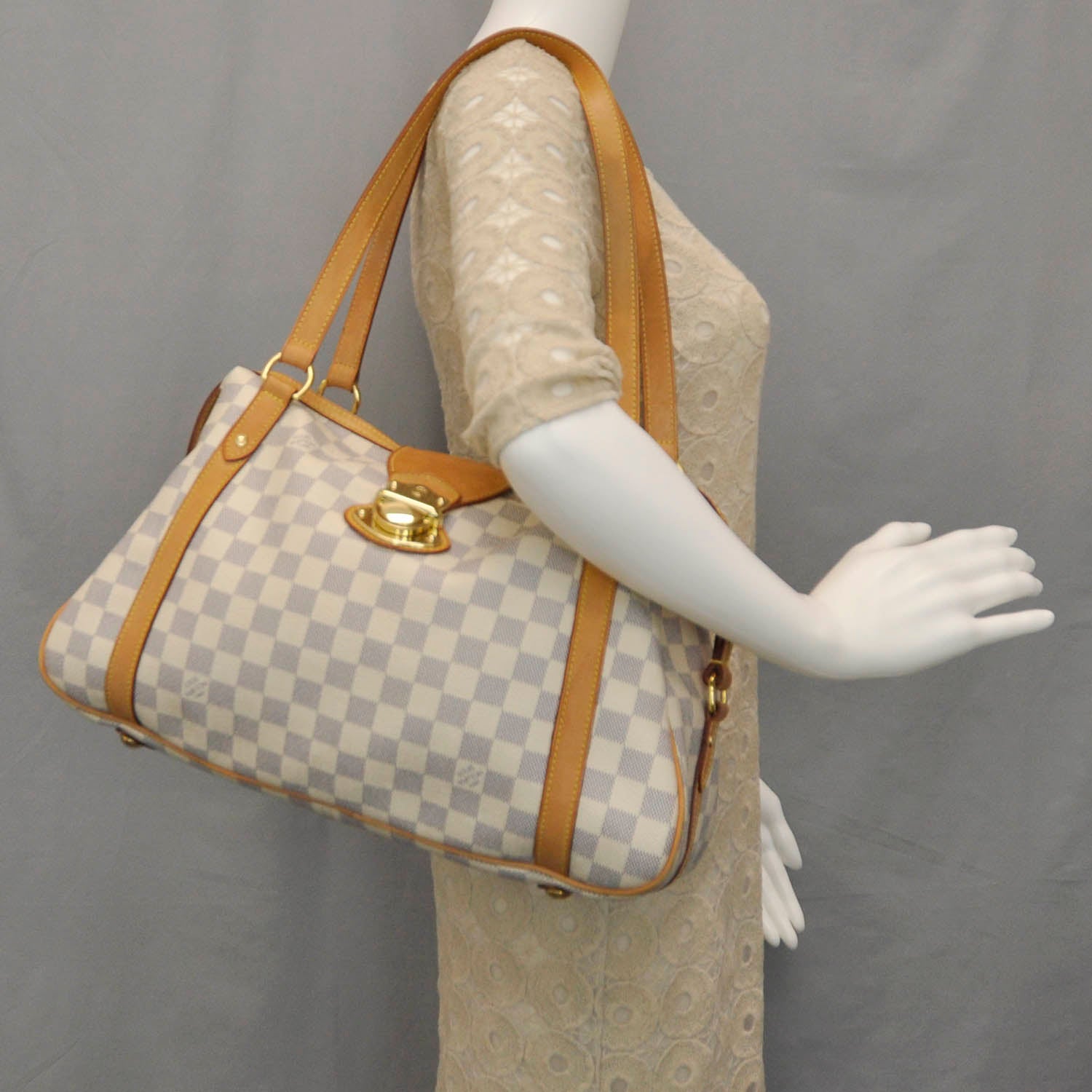 Louis Vuitton Damier Azur Stresa PM 2 of 7