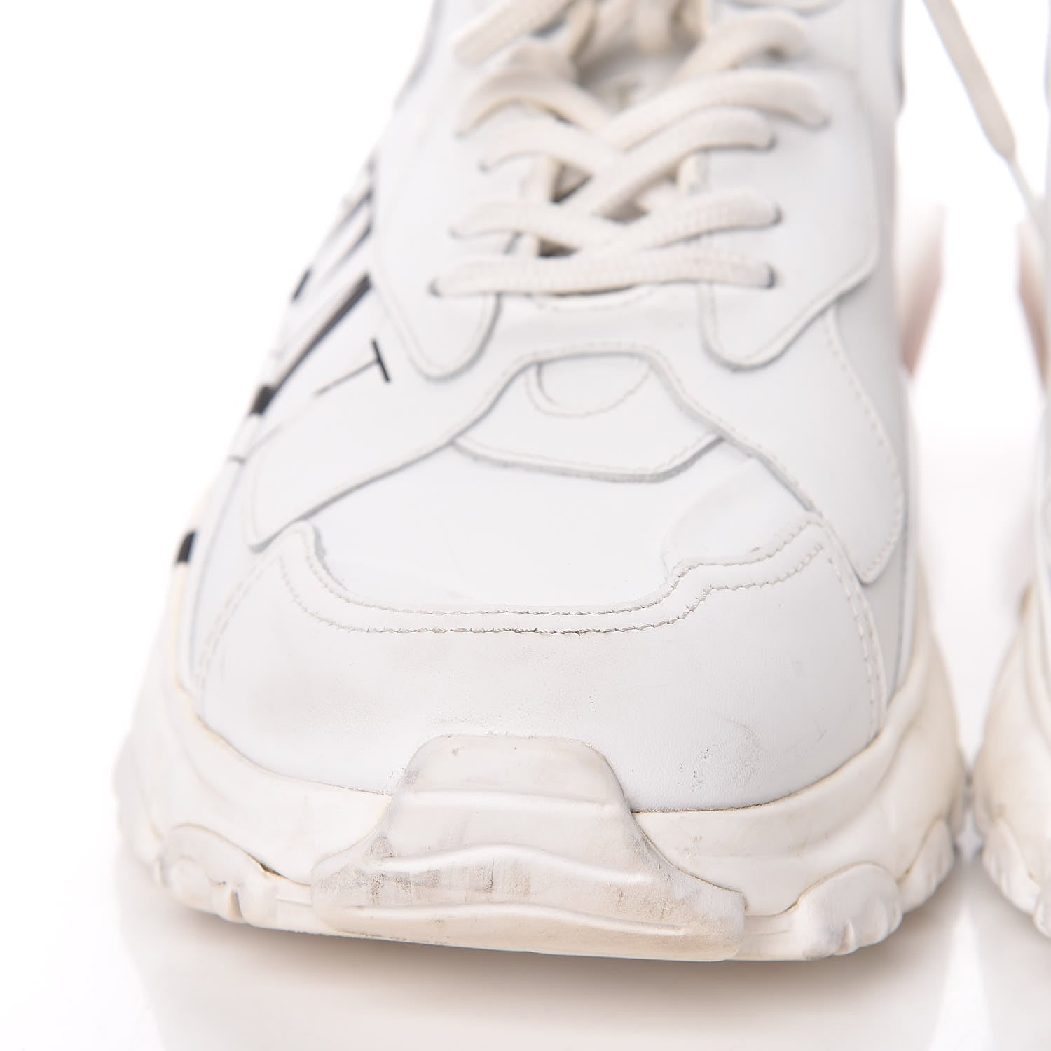 Valentino Garavani Calfskin VLTN Mens Bounce Sneakers 42 White 13 of 21